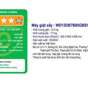 May Giat Say Samsung Bespoke Inverter Giat 12 Kg Say 7 Kg Wd12db7b85gbsv 7 700x467